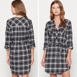 NWT $188 Soft Joie Castle Black / White Plaid Dress in size XS!